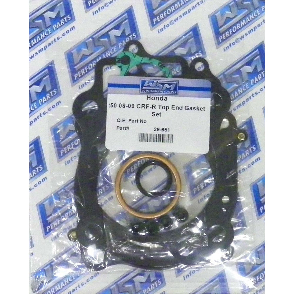 WSM Top End Gasket Kit For Honda 250 CRF-R 08-09 29-651