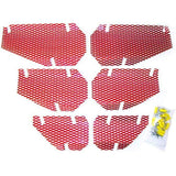 Dudeck A-10 CANDY RED Screen Kit Arctic Cat Candy Red