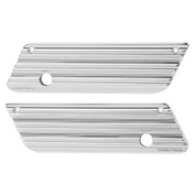 Arlen Ness Chrome 10 Gauge Saddlebag Latch Hinge Covers for Harley 93-13 New