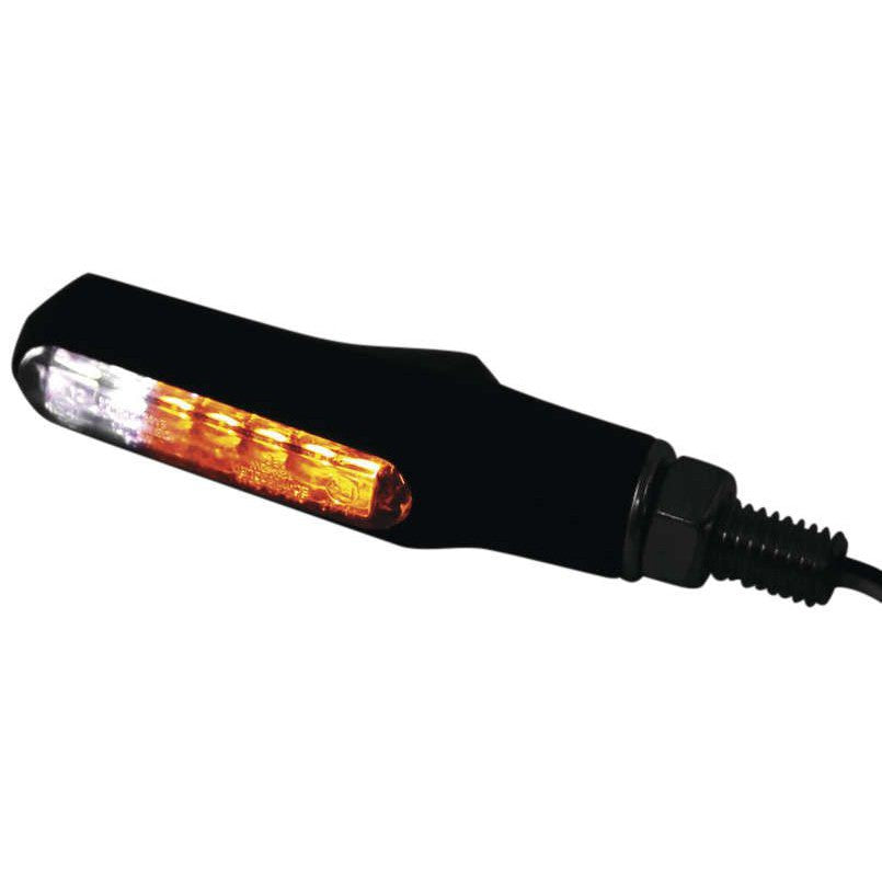 Highsider Shorty LED Turn Signal with Position Light Black - 204-076