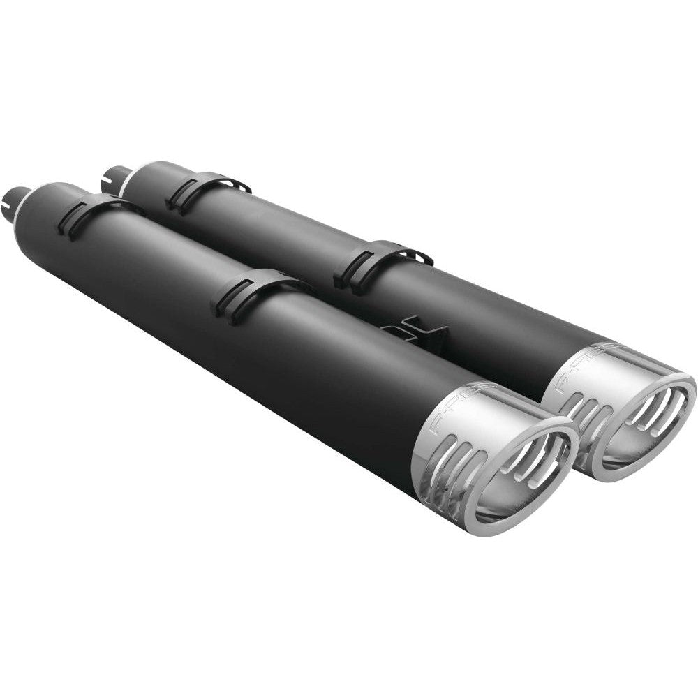 Freedom Performance Racing Slip-On Muffler 4" Black/Chrome - IN00212