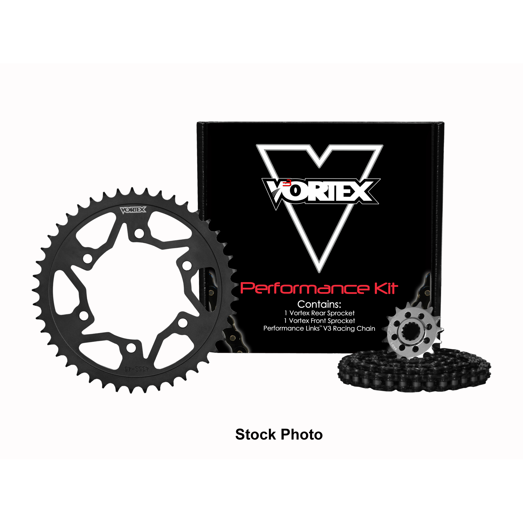 Vortex Black GFRS 520SX3-112 Chain and Sprocket Kit 15-43 Tooth - CK4103