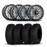 Rines ITP Momentum de 15" mecanizados en negro y neumáticos Coyote [32x10R-15]