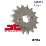 Piñón delantero de acero de 15 dientes para Honda VF500F Interceptor de calle (1986)