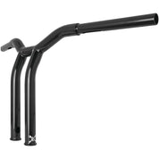 Burly Brand Dominator Bar 12" Raked Gloss Black - B12-6052B