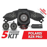 Sistema de altavoces SSV Works 5 Kicker Plug-and-Play para Polaris RZR Pro XP 2020-2022