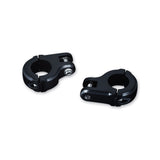 Kuryakyn Gloss Black Brute Highway Male Clevis No Peg Cruise 1.25" Mount Harley