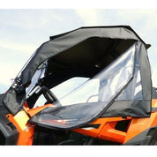 Falcon Ridge Black Canvas Soft Upper Doors Rear Window With Zipper For CFMOTO ZForce 2014-2022