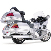 Cobra True Dual Slip-On Muffler 4" Long scalloped - 1216