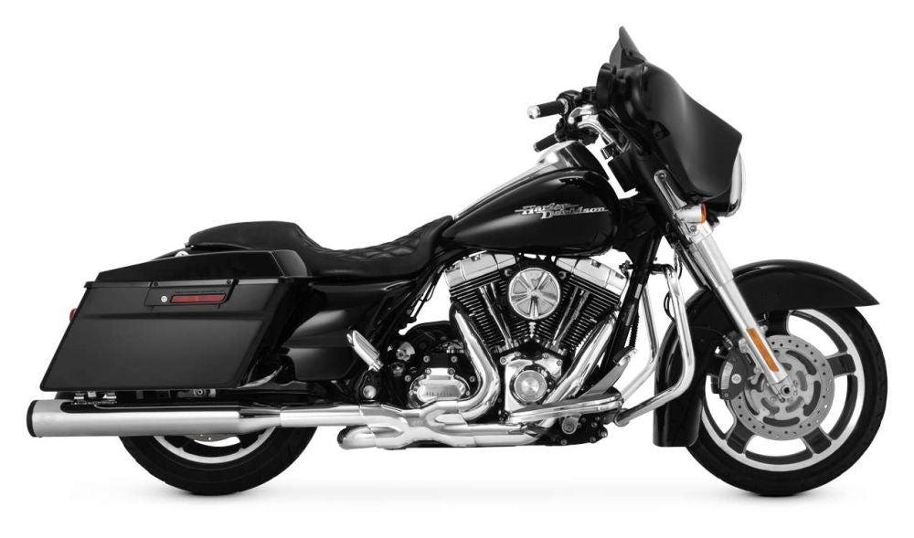 Vance And Hines Eliminator 400 Slip On Exhaust Chrome Black With FuelPak FPC