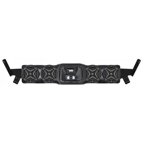 SSV Works Overhead Weatherproof Speaker Set W/ Harness And AUX/USB Add-On For Honda Pioneer 1000 15-19