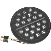 Letric Lighting LED Multi-Mini Headlamps Black, 7" Buck-Shot
