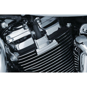 Kuryakyn Chrome Precision Spark Plug Covers 17-18 Harley Touring Trike Softail