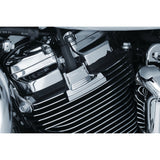 Kuryakyn Chrome Precision Spark Plug Covers 17-18 Harley Touring Trike Softail