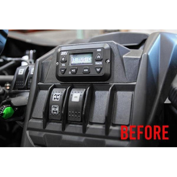 SSV Works JVC MR1 Media Receiver Plug and Play Kit For Can-Am Maverick X3/Max 2017-2021