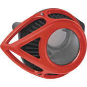 Arlen Ness Clear Tear Sucker Red Air Cleaner 18-969