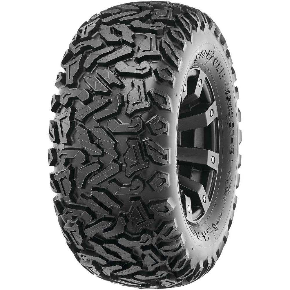 Full Set Of Maxxis Workzone Radial 25x8R-12 And 25x10R-12 Tires (4)