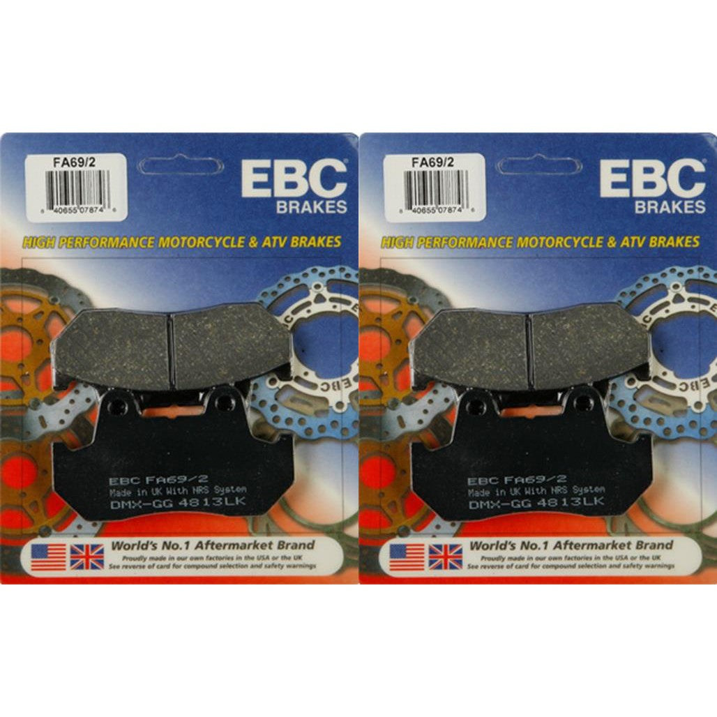 EBC Brake Pad Front Kit FA69/2 for Honda CB 900F Super Sport 1981-1982
