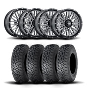 ITP Momentum 15" Machined Black Wheels And Tenacity Tires [32x10R-15]