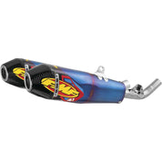 FMF Factory 4.1 RCT Dual Slip On Exhaust Anodized Titanium 041589