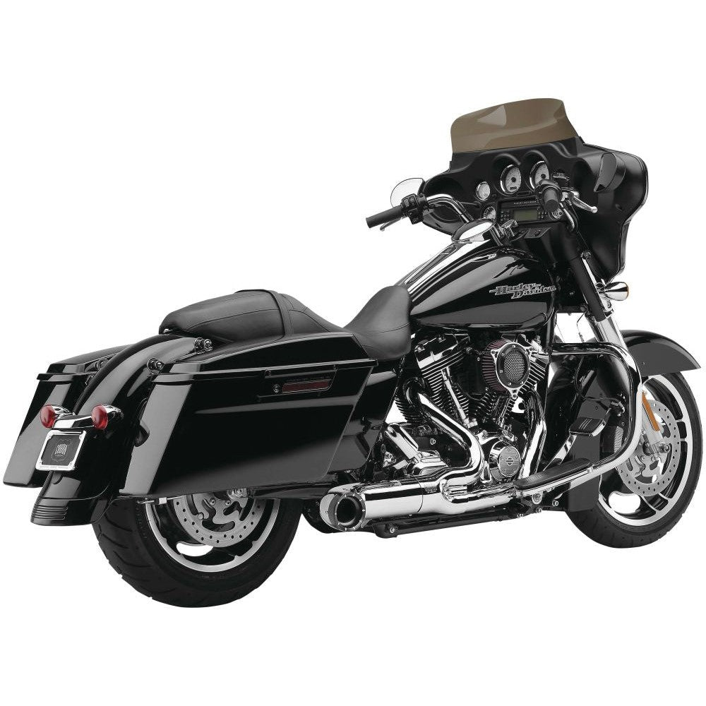 Cobra Turnout 2-Into-1 With Tips 4" Chrome - 6270
