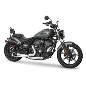 Freedom Performance Turnout 2-into-1 Exhaust Slash Cut Chrome Black Tip