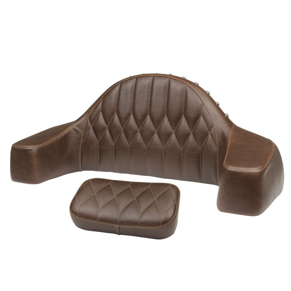 Mustang Backrest And Arm Rest Brown For Indian Chief Roadmaster 2015-2021 76021
