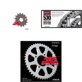 530H Heavy-Duty Chain Natural, Front & Rear Sprocket Kit KAWASAKI KZ400C 1978
