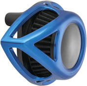Arlen Ness Clear Tear Sucker Blue Air Cleaner 18-949