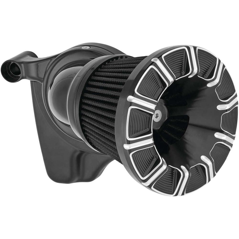 Arlen Ness Velocity 10-Gauge Black Air Cleaner Cover 601-000