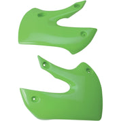 Kawasaki KLX110 2002-2009 UFO green Radiator Shrouds