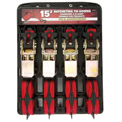 1' X 15' 1200 Lb Racheting Tiedown Red By Erickson
