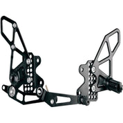 SUZUKI GSXR1000 2009-2016 Vortex RS572K Adjustable Rear Set Version 2 Black