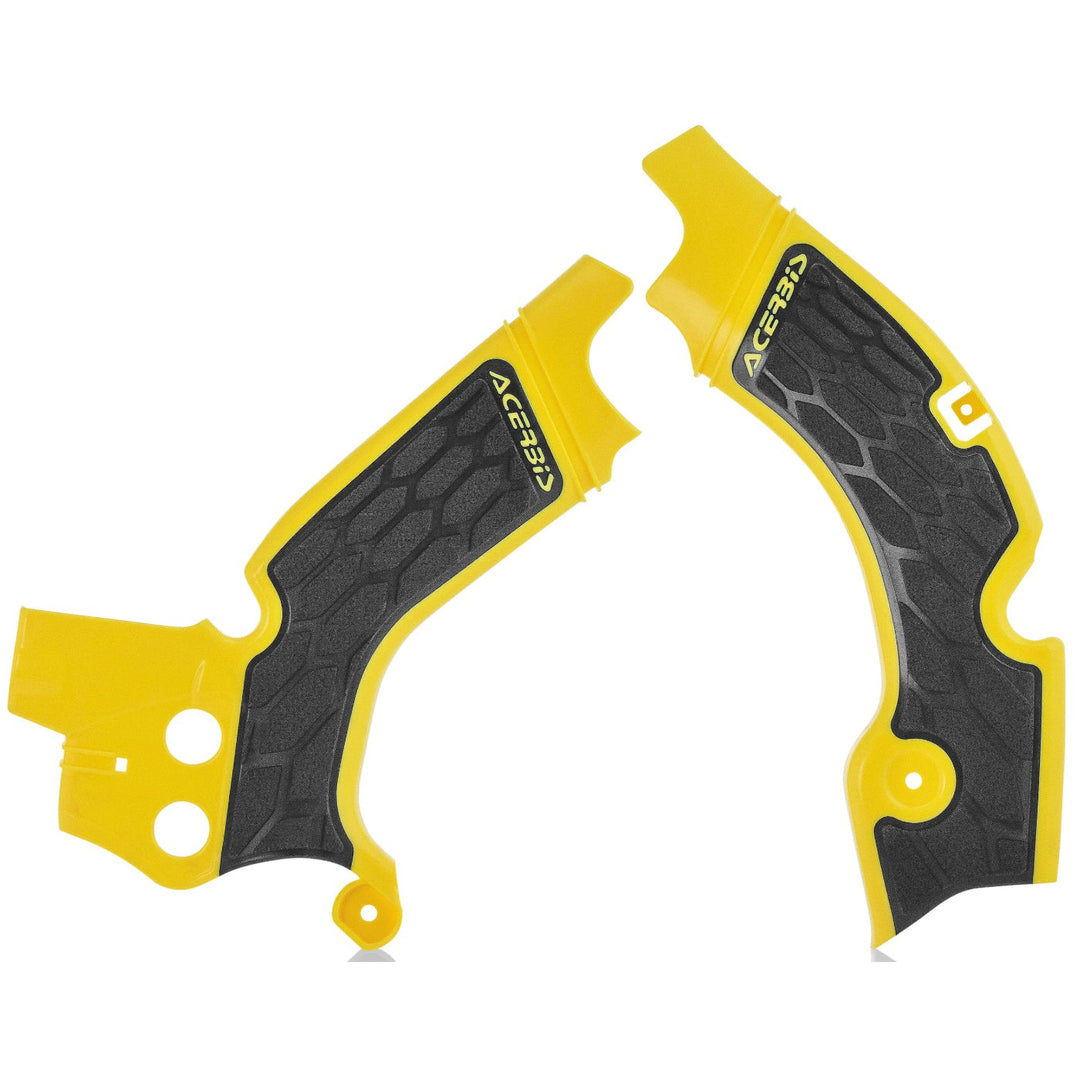 Acerbis Yellow/Black X-Grip Frame Guard - 2630531017
