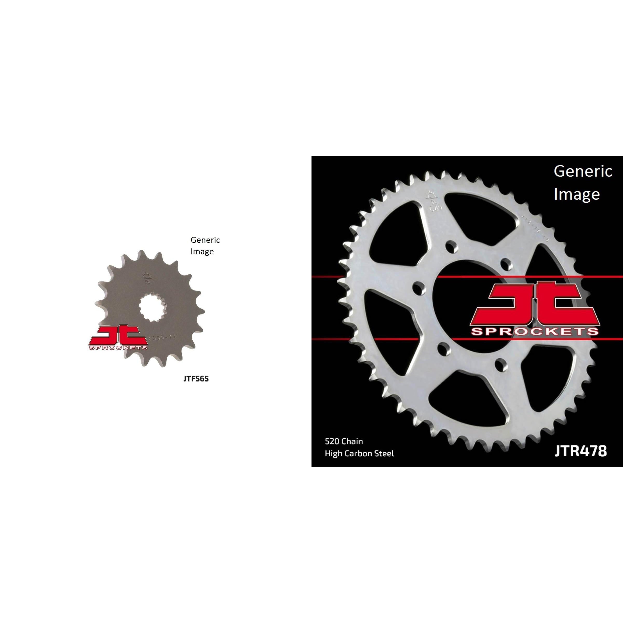 Front & Rear Sprocket Kit for Street KAWASAKI ER-6N 2009