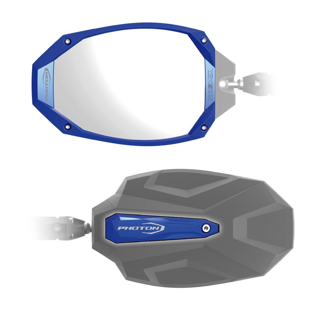 Seizmik Photon Side View Mirrors with Cast Aluminum Body & Bezel 56-18109