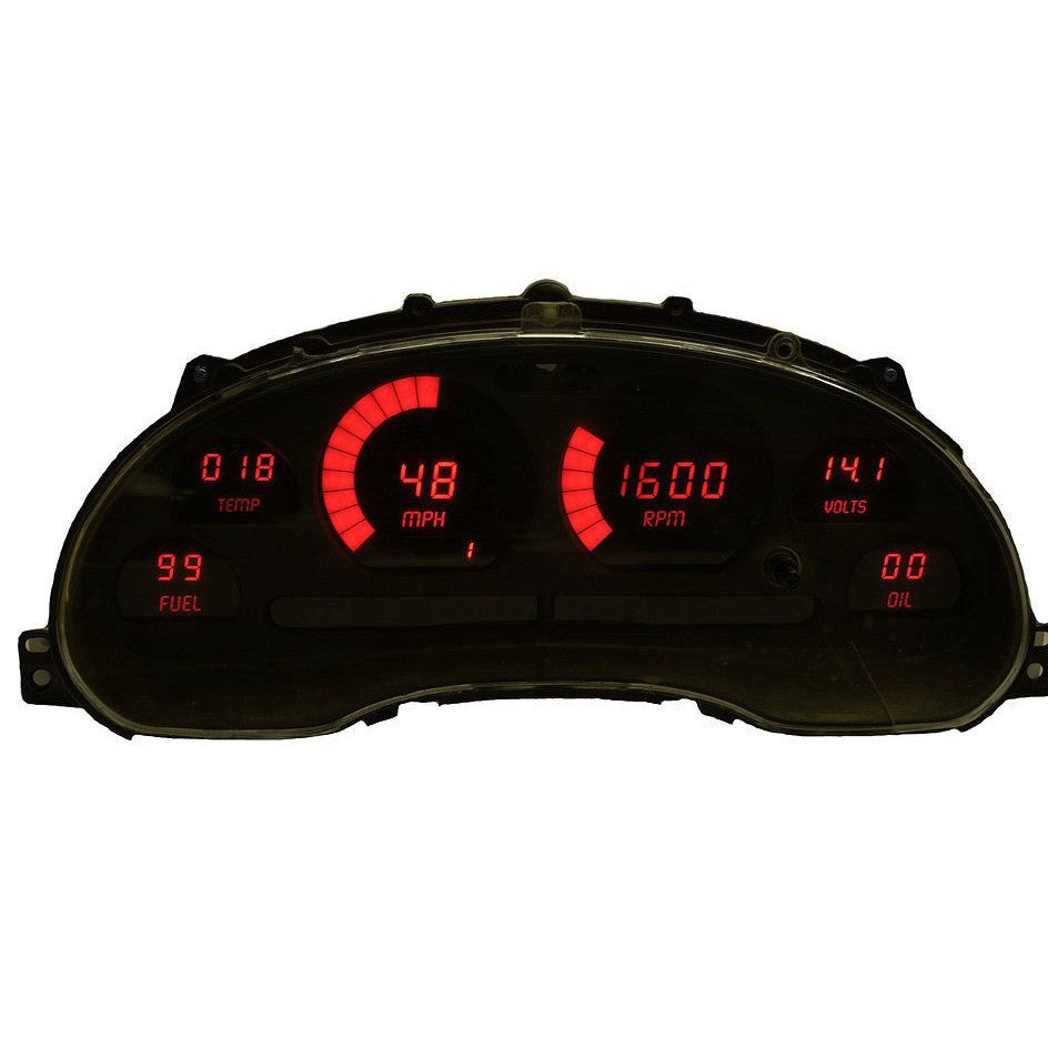 Intellitronix 1994-2004 Ford Mustang LED Digital DP7009 - Red