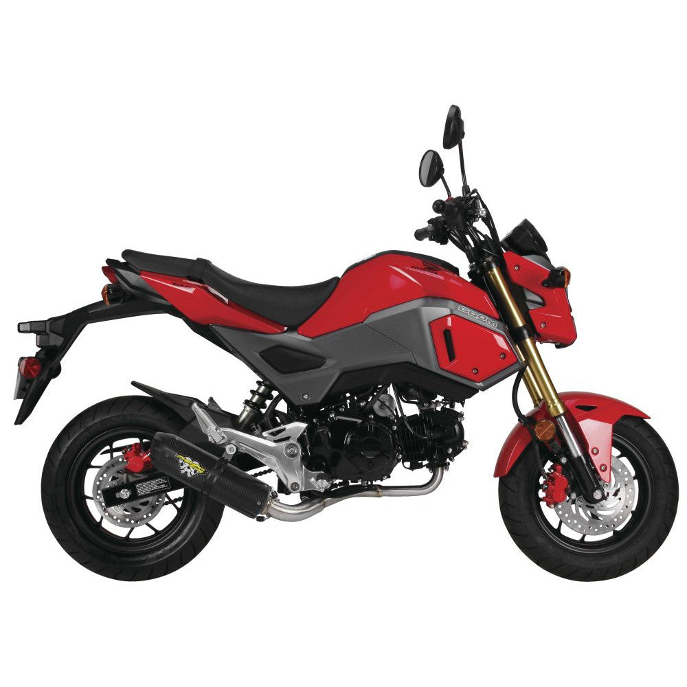 Two Brothers Racing Storm Series Hurricane Carbon Fiber Full System Exhaust For Honda Grom 125 MSX 2017-2020