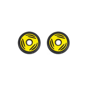 Front Rail Yellow Idler Wheels Kit BOMBARDIER/SKI-DOO MX Z 380/550 Fan 2001-2005