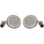 Letric Lighting Deluxe Bullet Style Turn Signal Inserts Amber 1156