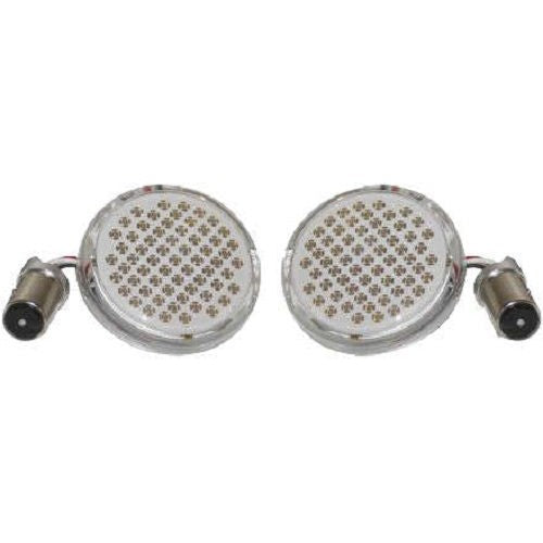 Letric Lighting Deluxe Bullet Style Turn Signal Inserts Amber 1156