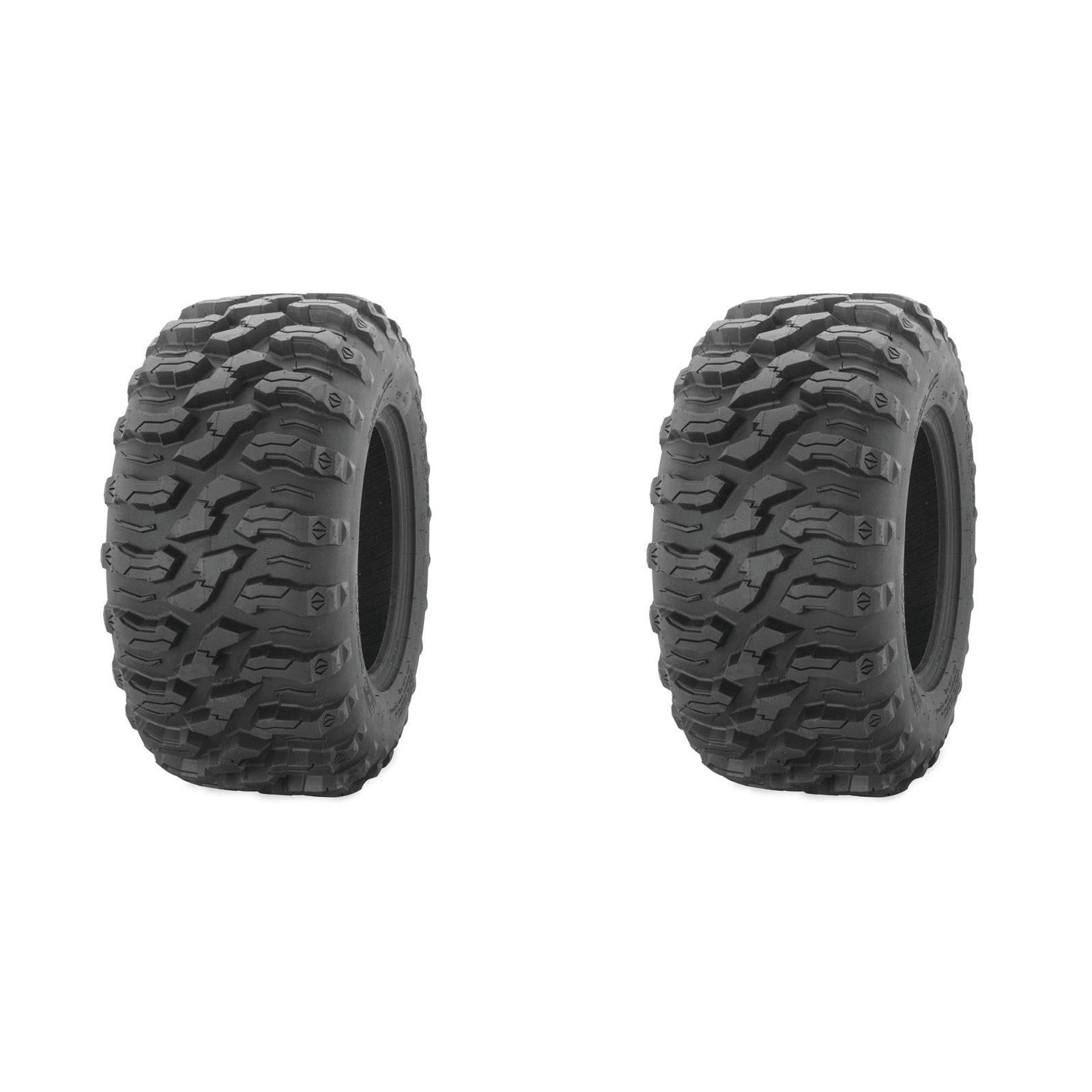 Set of 2 QUADBOSS QBT446 Rear Tires 27x11R-14 8-ply