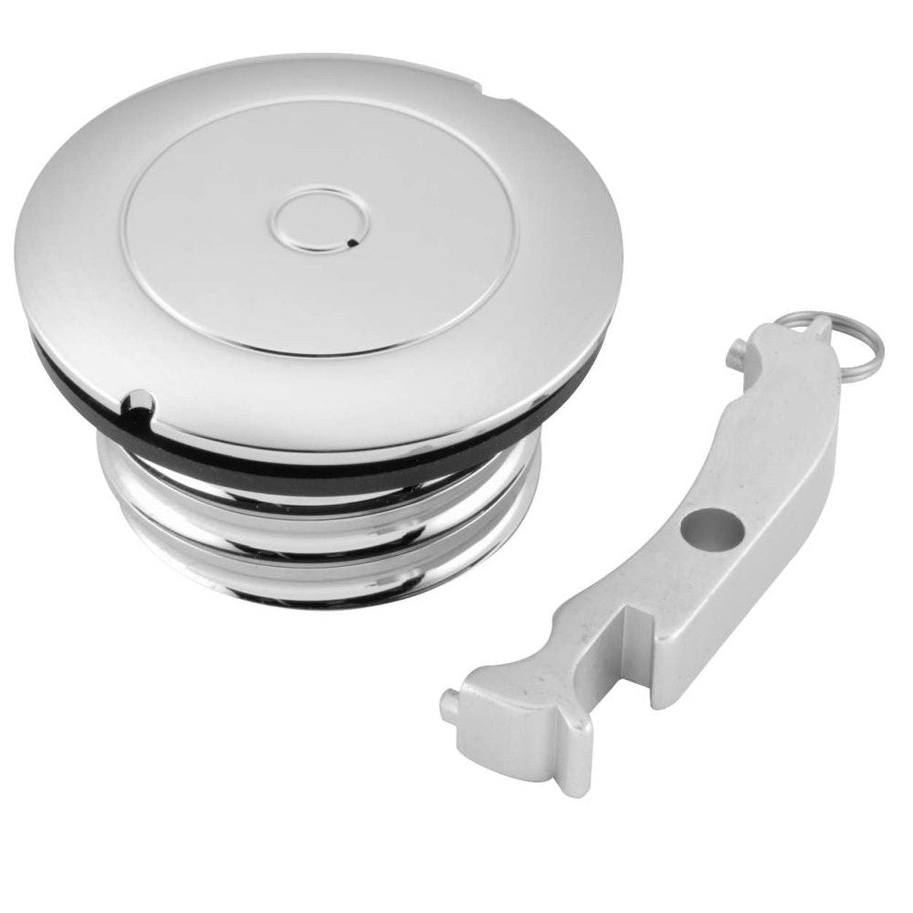 Bikers Choice Screw-In Flush Mount Gas Cap For - 012032 Vented Right