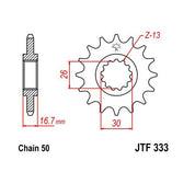 Front & Rear Sprocket Kit for Street HONDA VTR1000F Super Hawk 1998-2006