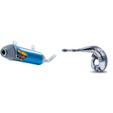 Tubo de escape Fatty de fábrica y silenciador TI Powercore 2.1 para KTM 250 XC-W 2017
