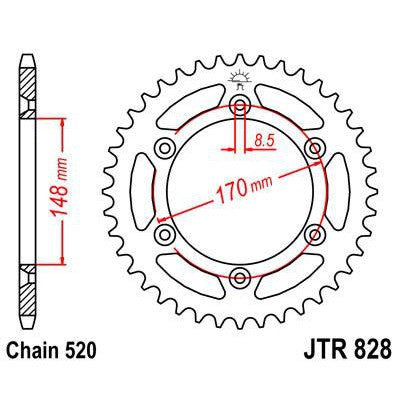 Front & Rear Sprocket Kit for SUZUKI DR800 S Big 99-00 JT Sprockets