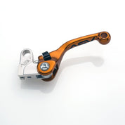 ASV Orange F4 Offroad Model Shorty Clutch + Brake Lever Pair Pack BCF41306SX-SO