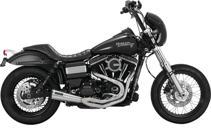 Vance And Hines 2-into-1 Upsweep Exhaust Stainless With Fuelpak FP4