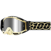 100% Gen1 Racecraft Plus Goggles Jiva with Silver Flash Mirror Lens - 50120-277-02