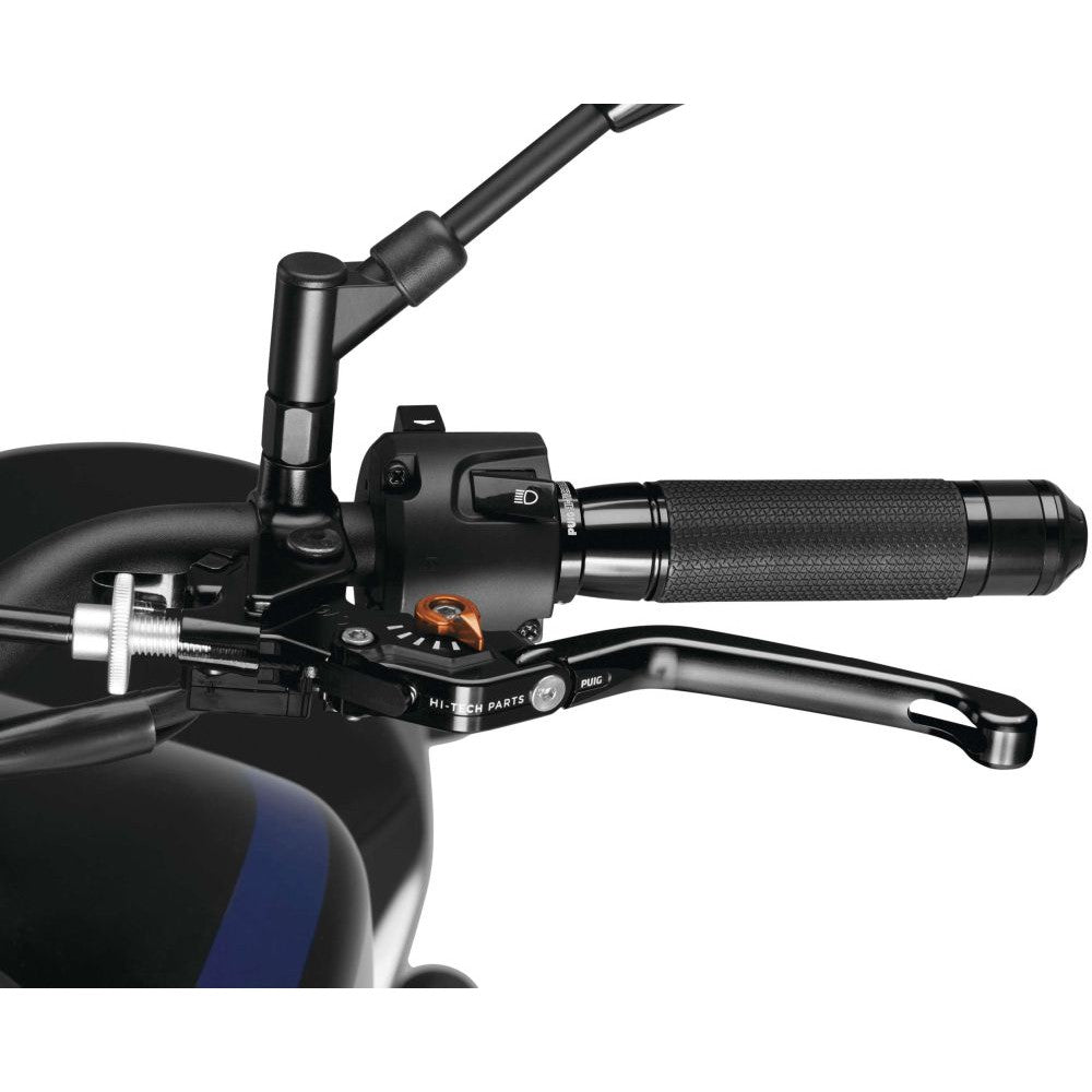 Puig 3.0 Clutch Lever Foldable Black/Orange - 210NT